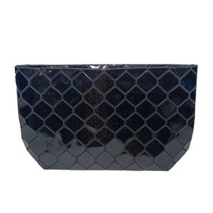 Emilio Pepe Italy Womens hexagon geometric clutch bag handbag purse